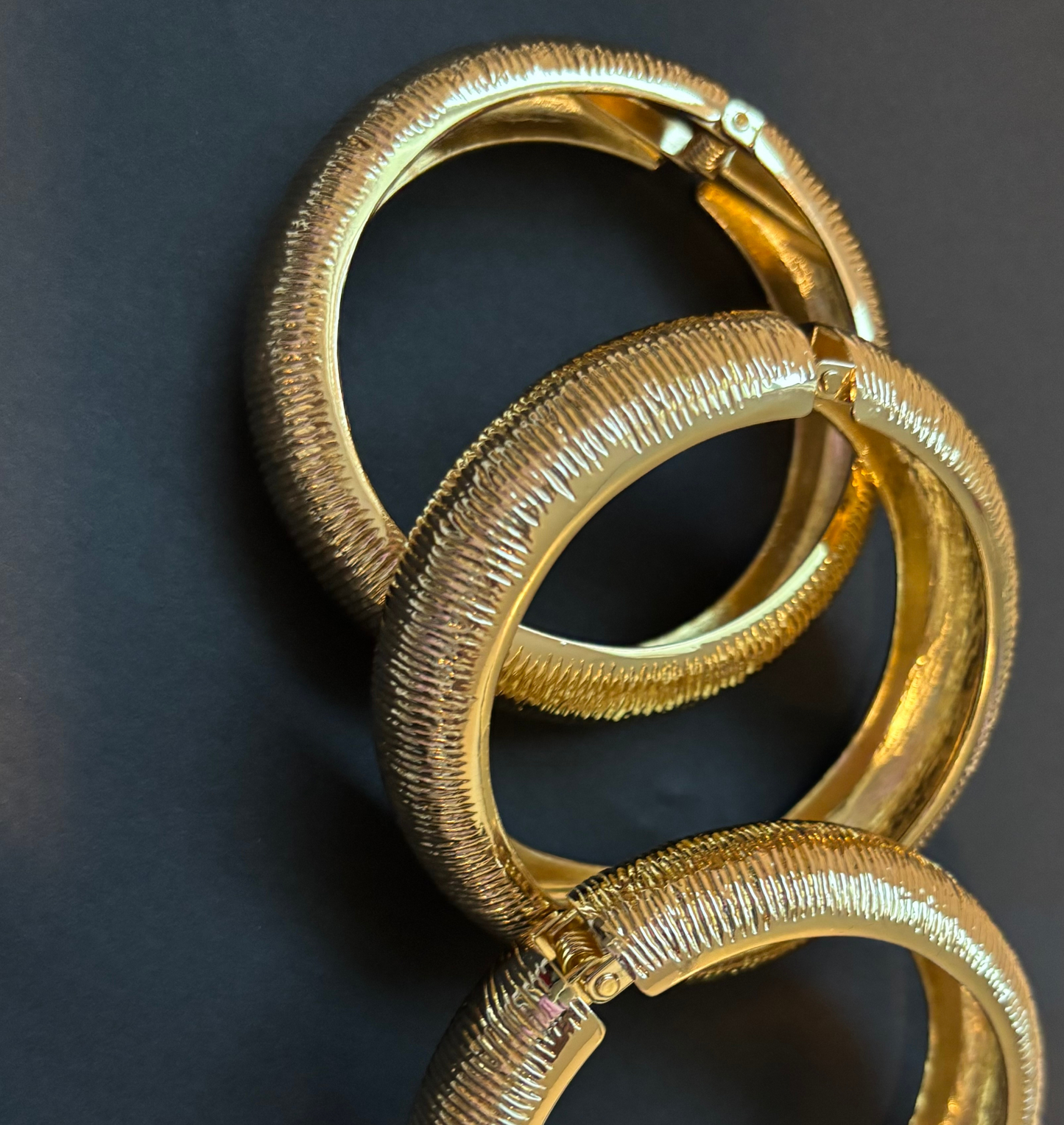 Princess Cuff Bangle ( Gold)