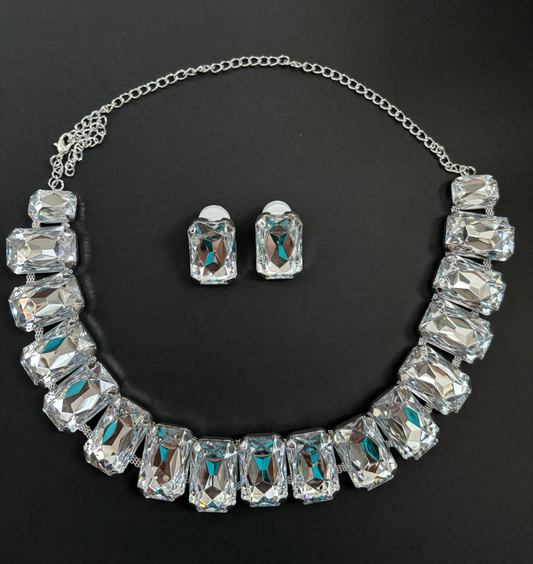 Emerald Cut in Silver