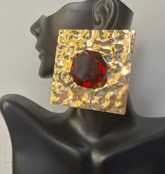 Crimson in Gold