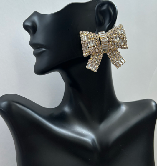 Gold Diamond Bow