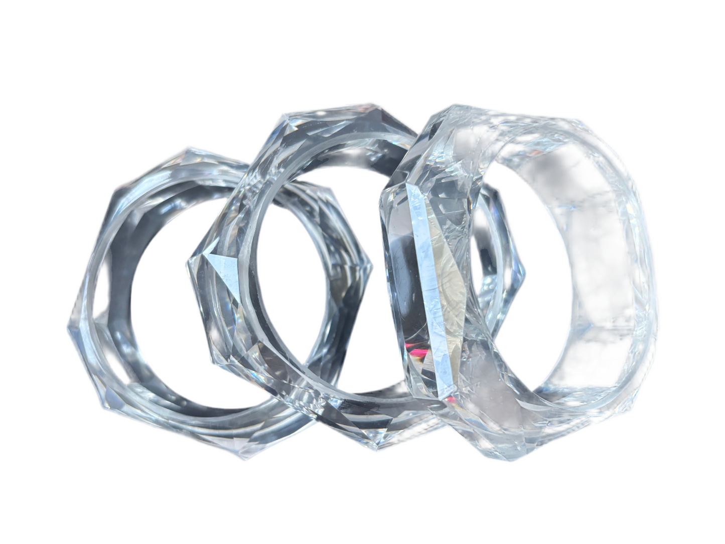 Clear Girl Bangles